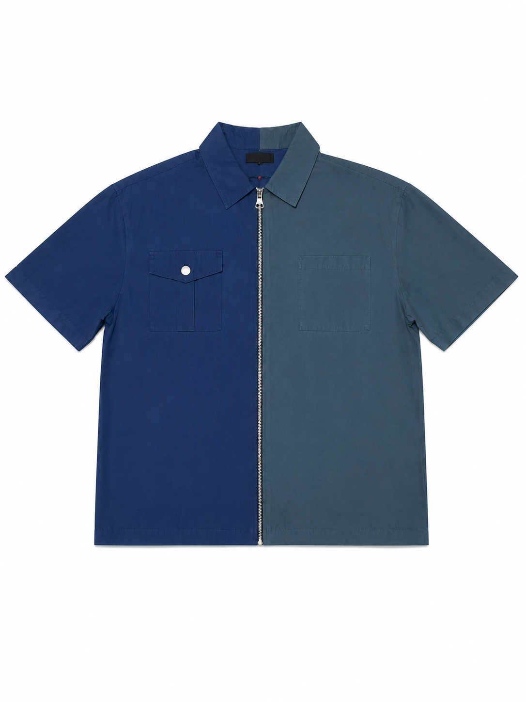 Dual Tone Zip Utility Shirt