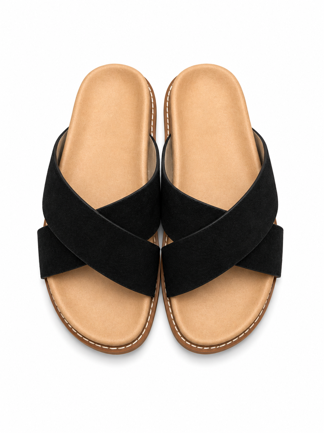Suede Sliders