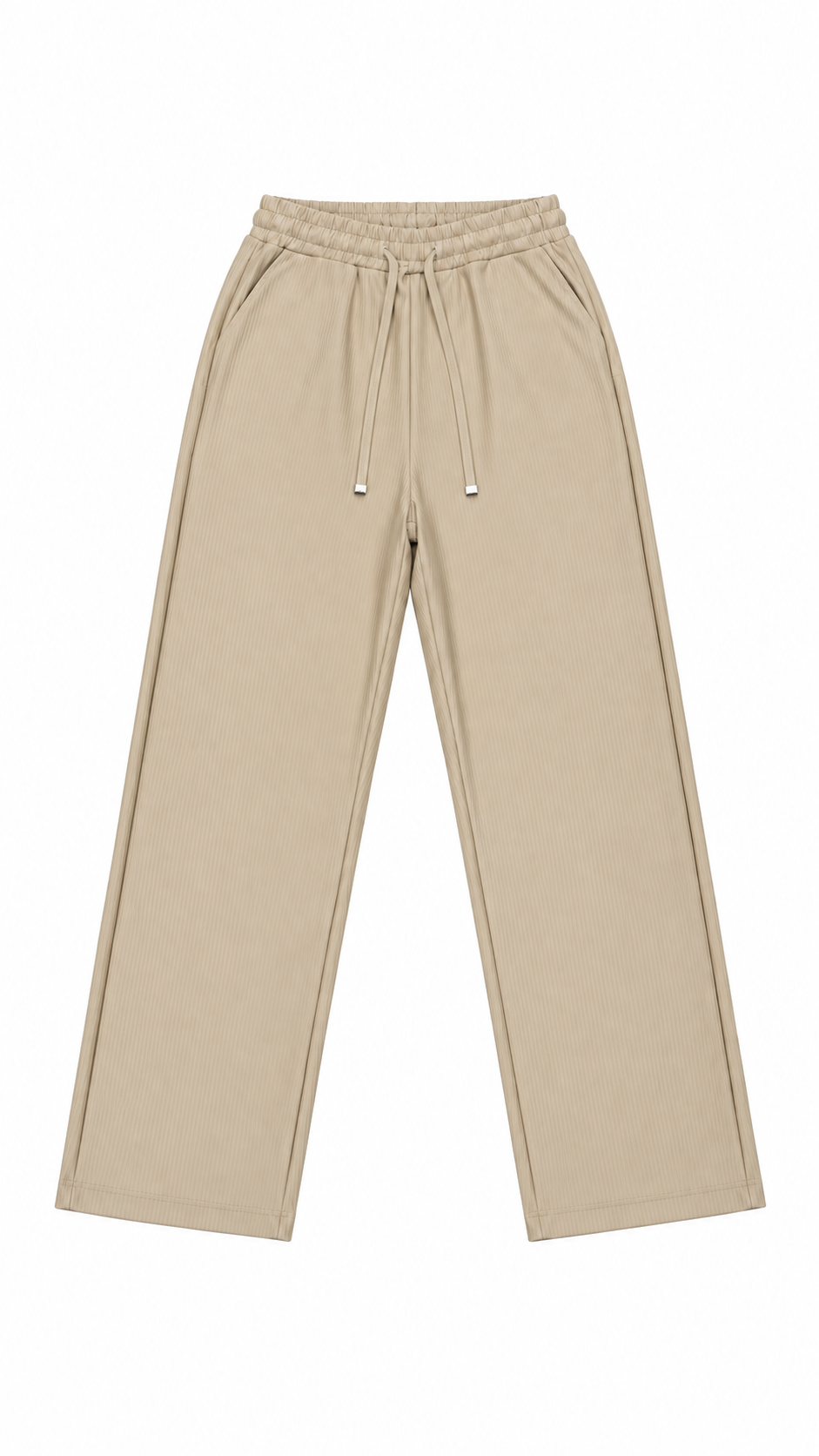 Pleated Texture Pants