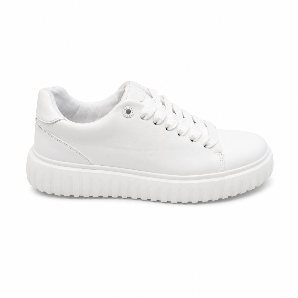 CAVALLI White Platform Sneakers – Full White