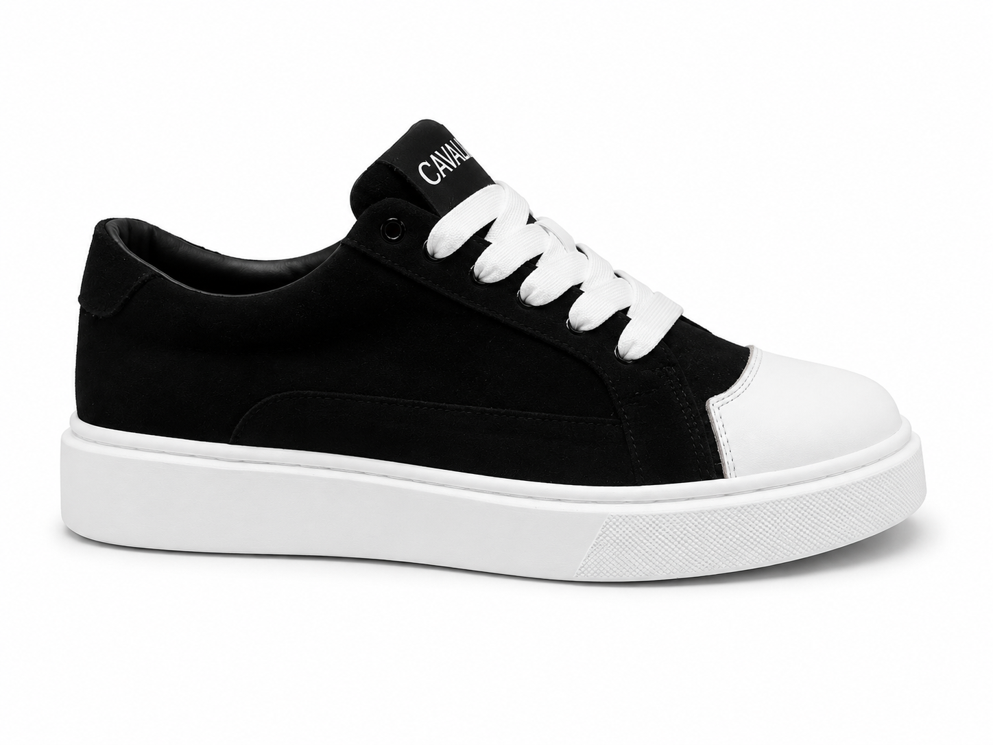 CAVALLI Classic Platform Sneakers – Black & White
