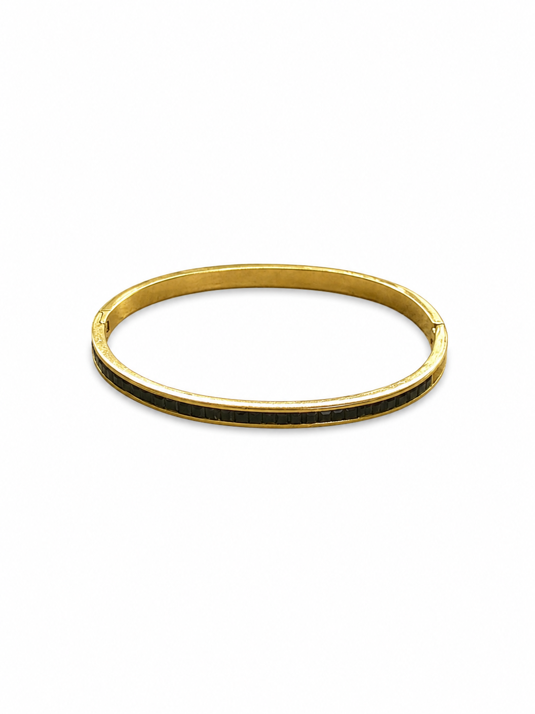 Gold Noir Crystal Bracelet