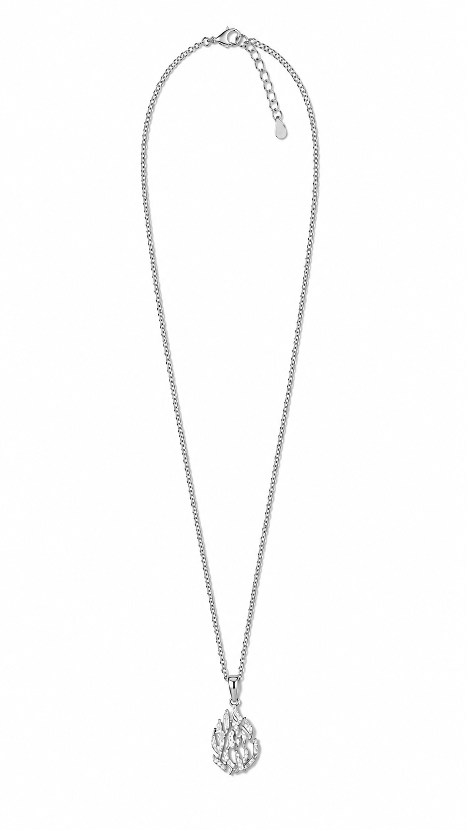 Inferno Silver Pendant