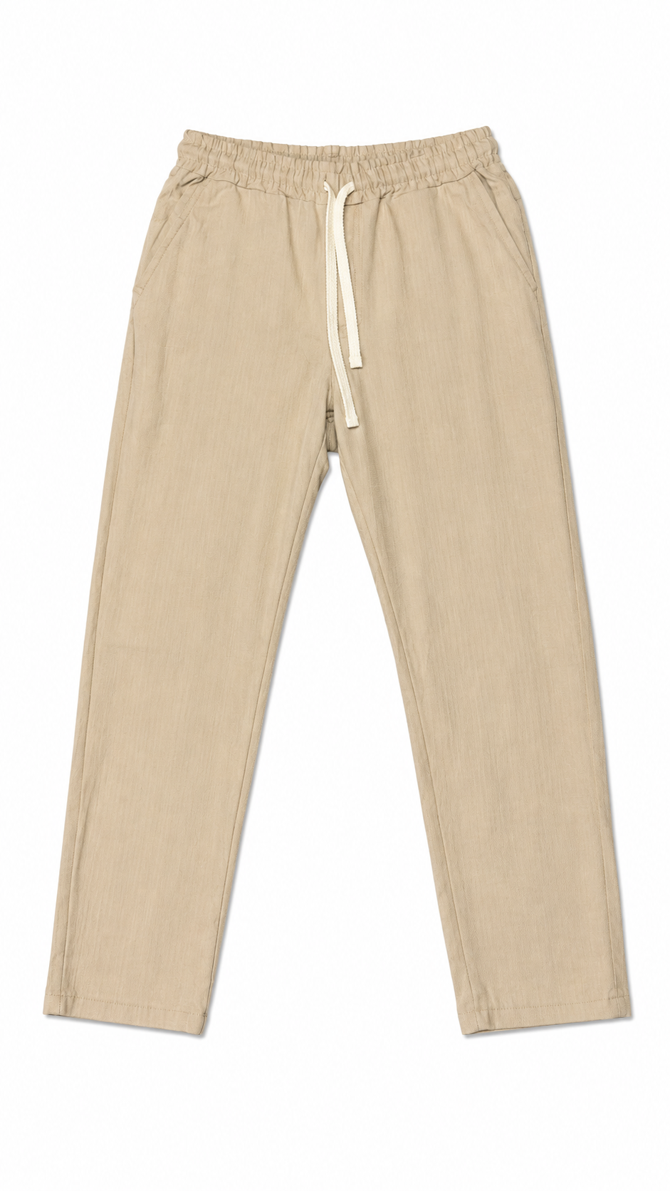 Sandstone Relaxed Linen Pants