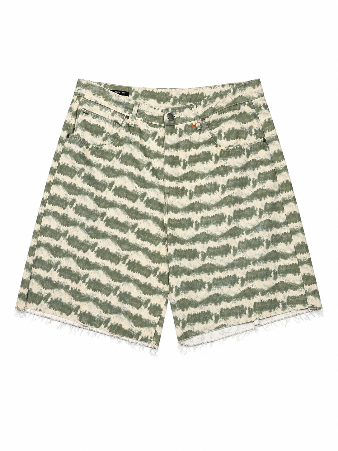 Wave Denim Shorts