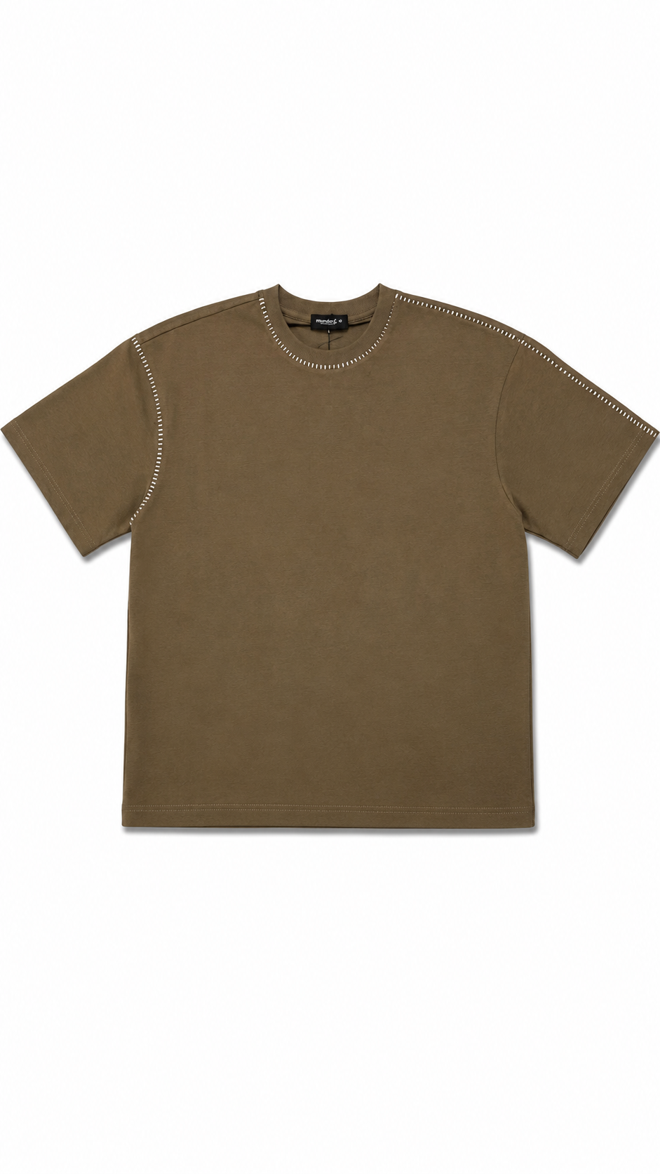 Contrast Stitch Oversized Tee
