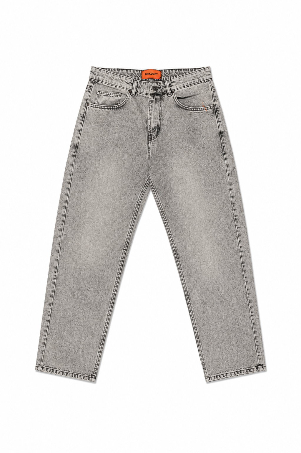 Ice Grey Straight Jeans