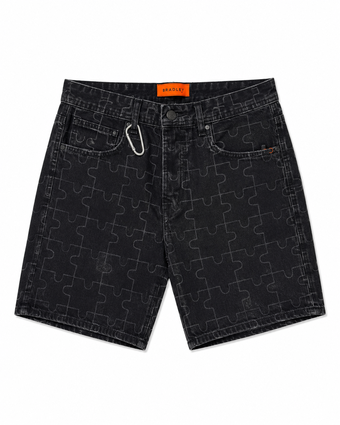 Puzzle Denim Shorts