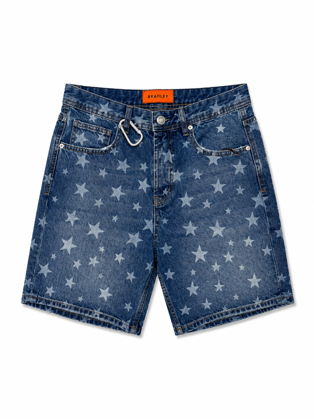 Stars Denim Shorts