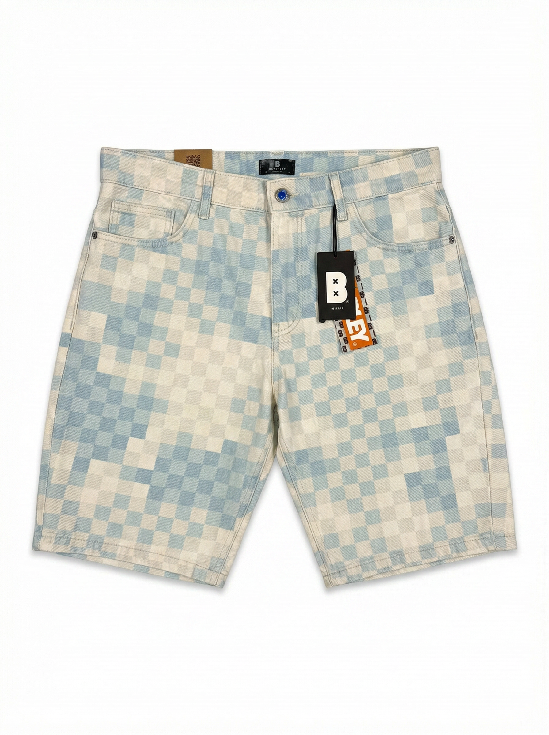 Skyblock Denim Shorts